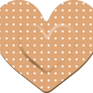 Pretty Heart Band Aid Bandage Magnet