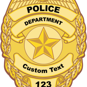 Custom Police Badge Magnet