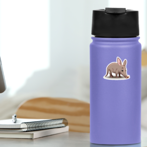 Aardvark Illustration Sticker