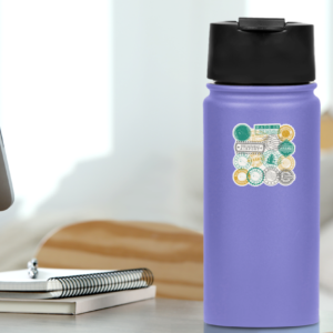 Bahamas Travel Stamps Sticker