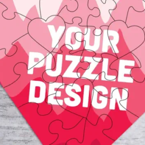 Premium Custom Heart Puzzle (23 pc)
